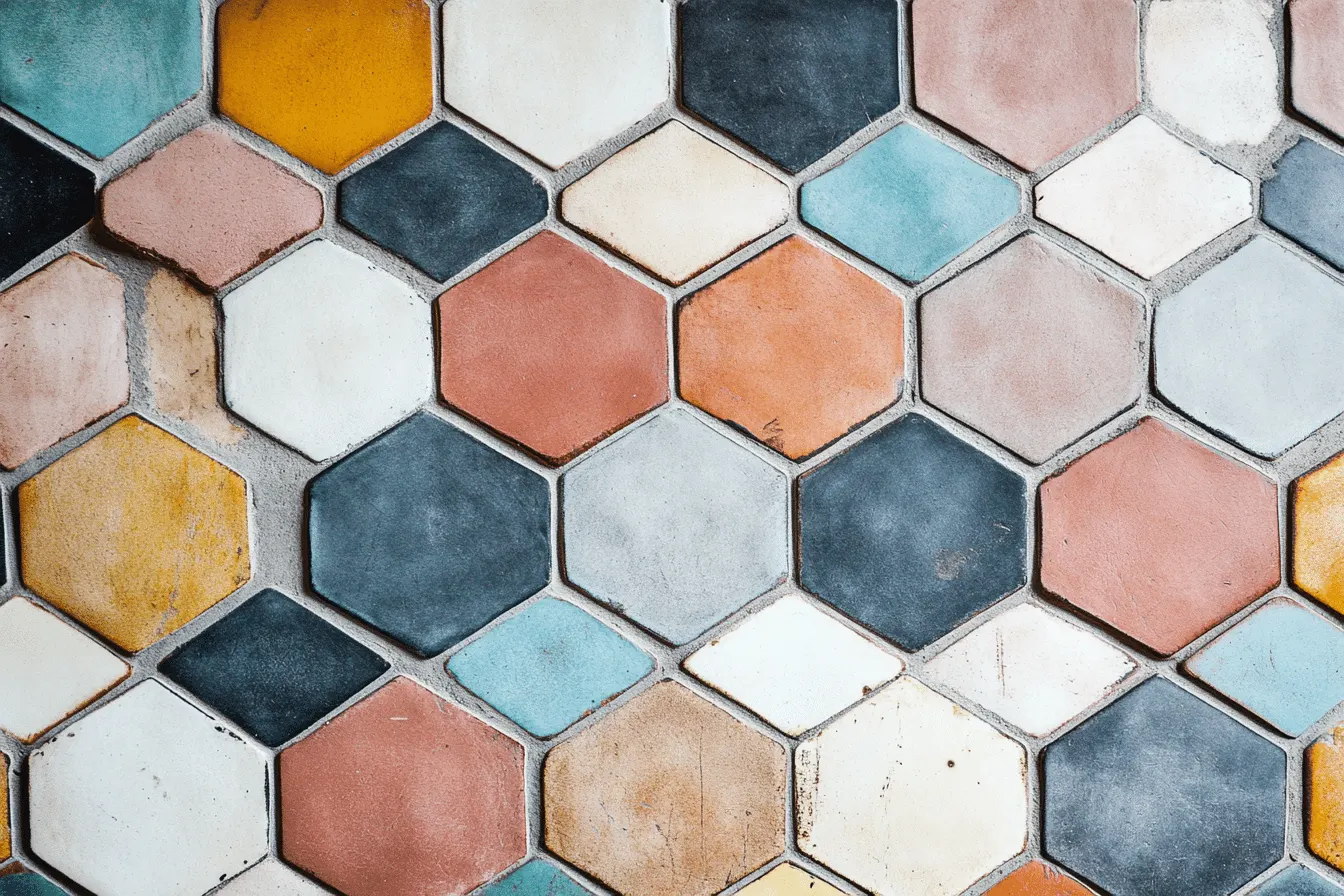 Carreaux de ciment hexagonaux : idées de décoration pour un style unique